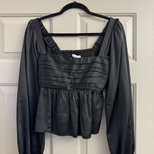 Elegant Black Women's Top
